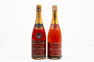 Gauthier, Champagne Pink Brut Reserve<BR>Gauthier, Champagne Ros Brut Reserve<BR>  - Asta Vini e Distillati da collezione e da investimento - Associazione Nazionale - Case d'Asta italiane