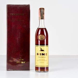 Hine, Grande Champagne Cognac Tres Vieille Triomphe  - Asta Vini e Distillati da collezione e da investimento - Associazione Nazionale - Case d'Asta italiane