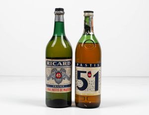 Ricard, Aperitif Anis<BR>Pernod, Pastis  - Asta Vini e Distillati da collezione e da investimento - Associazione Nazionale - Case d'Asta italiane