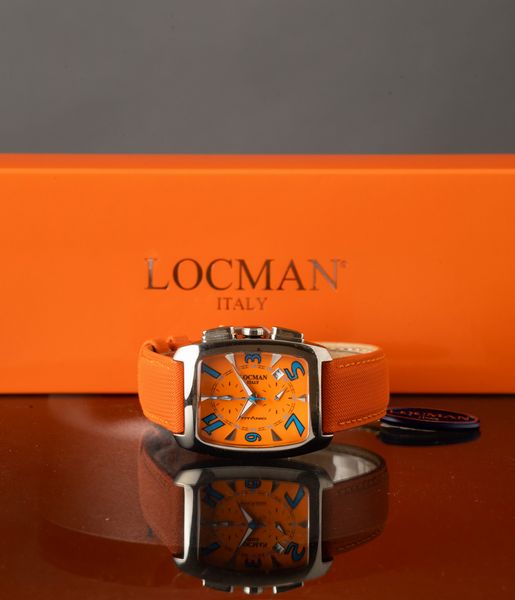 LOCMAN - Cronografo da uomo in titanio tonneau al quarzo  - Asta For Men | Cambi Time - Associazione Nazionale - Case d'Asta italiane