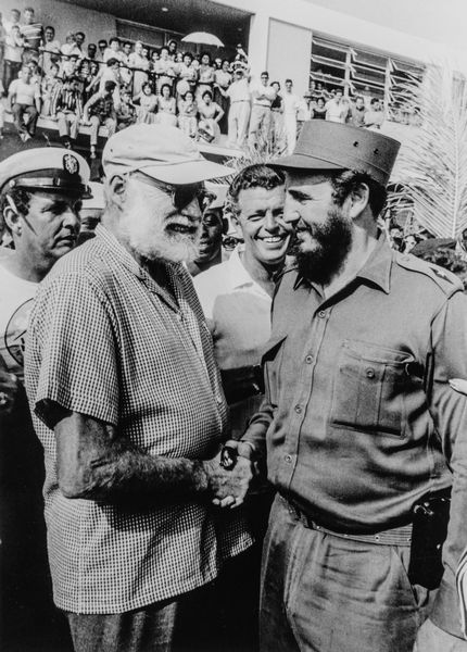 ,Alberto Korda : Fidel Castro e Ernest Hemingway  - Asta Fotografia: Under 1K - Associazione Nazionale - Case d'Asta italiane