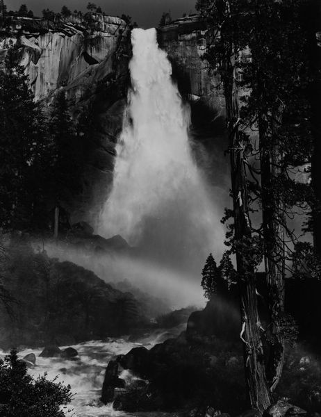 ,Ansel Adams : Nevada Fall, Rainbow, Yosemite Valley, California  - Asta Fotografia: Under 1K - Associazione Nazionale - Case d'Asta italiane