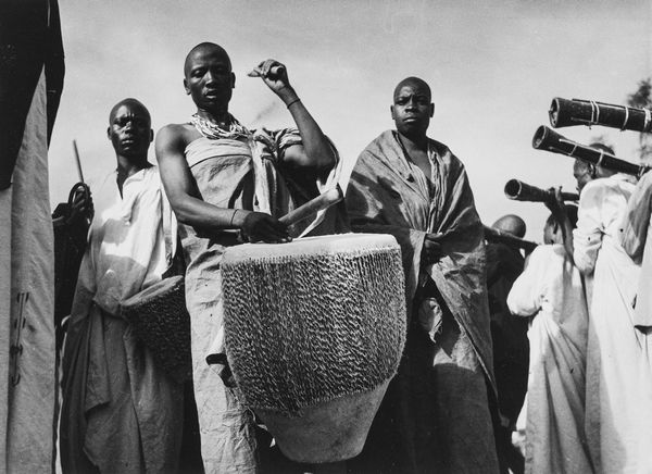 ,George Rodger : Sacred drum, Banyoro tribe, Uganda  - Asta Fotografia: Under 1K - Associazione Nazionale - Case d'Asta italiane