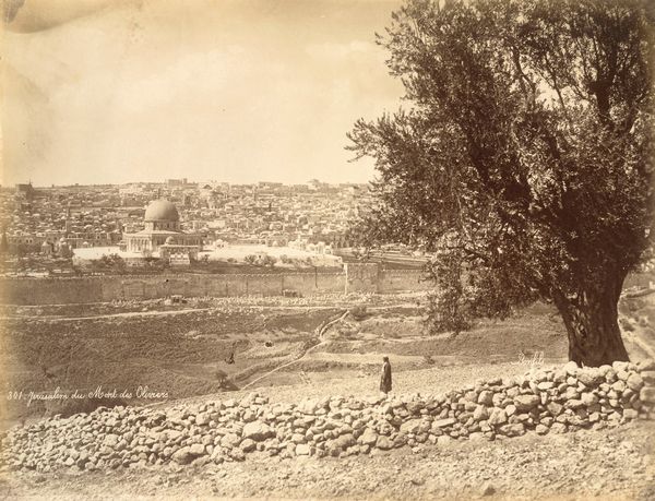 ,Félix Bonfils : Jerusalem du Mont des Oliviers  - Asta Fotografia dell'800: album di viaggio - Associazione Nazionale - Case d'Asta italiane