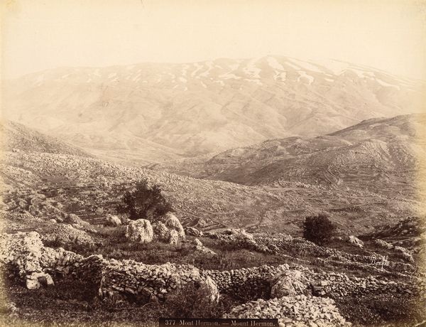 ,Félix Bonfils : Mount Hermon  - Asta Fotografia dell'800: album di viaggio - Associazione Nazionale - Case d'Asta italiane
