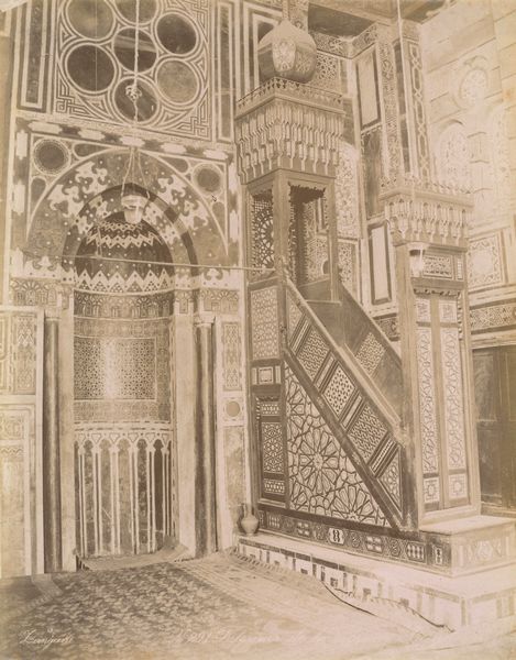 ,George & Constantine Zangaki : Interieur de la Mosquee Ka'it Bey  - Asta Fotografia dell'800: album di viaggio - Associazione Nazionale - Case d'Asta italiane