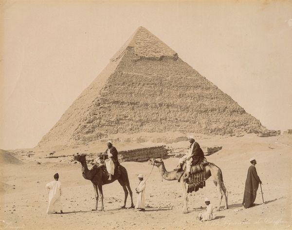 ,George & Constantine Zangaki : Pyramide de Chephren  - Asta Fotografia dell'800: album di viaggio - Associazione Nazionale - Case d'Asta italiane