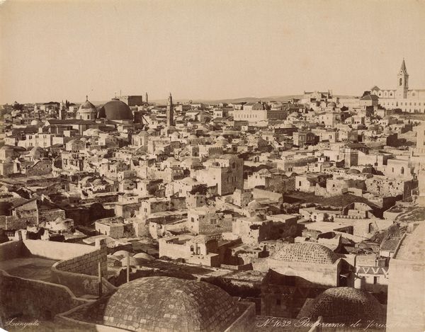 ,George & Constantine Zangaki : Panorama de Jerusalem  - Asta Fotografia dell'800: album di viaggio - Associazione Nazionale - Case d'Asta italiane