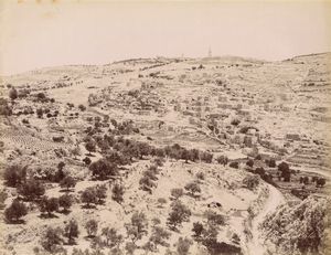 ,George & Constantine Zangaki - Jerusalem, Village de Siloe