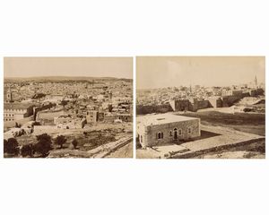 ,George & Constantine Zangaki - Panorama de Jerusalem ; Vue de Jerusalem