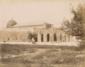 ,George & Constantine Zangaki - Jerusalem Mosquee El Aksa, vue gnrale