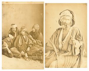 ,Tancrède Dumas - Beduines a Damas ; Beduin de Betanie