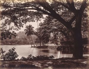 ,Charles Thomas Scowen - The lake, Kandy