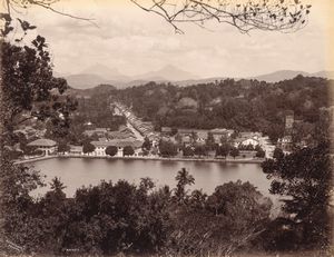 ,Charles Thomas Scowen : The Mahaweli Ganga and hunasgiriya peak; Kandy  - Asta Fotografia dell'800: album di viaggio - Associazione Nazionale - Case d'Asta italiane