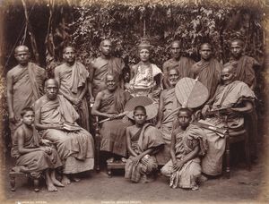 ,Charles Thomas Scowen - Sinhalese Buddhist Priests, Ceylon