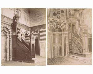 ,George & Constantine Zangaki - Interieur de la Mosquee Ka'it Bey