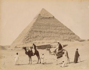 ,George & Constantine Zangaki - Pyramide de Chephren