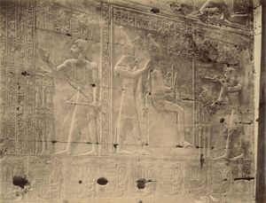 ,Antonio Beato - Abydos, Bas Reliefs