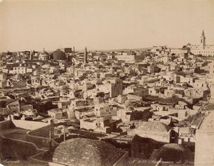 ,George & Constantine Zangaki - Panorama de Jerusalem