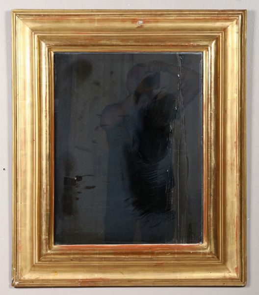 Cornice dorata con specchio, XX secolo  - Asta Antiquariato - Associazione Nazionale - Case d'Asta italiane