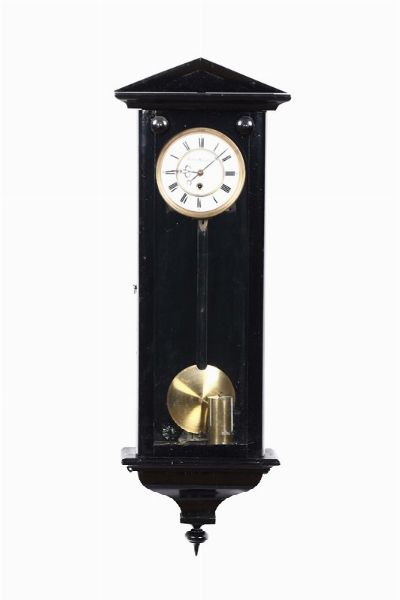 Orologio regolatore da parete, Jean Wecers, Vienna XIX secolo  - Asta Antiquariato - Associazione Nazionale - Case d'Asta italiane