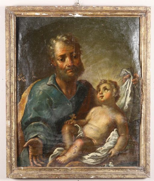San Giuseppe con Bambino  - Asta Antiquariato - Associazione Nazionale - Case d'Asta italiane