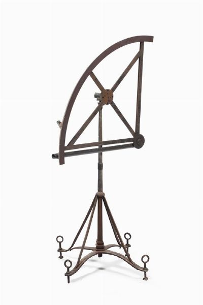 Quadrante mobile per osservatorio astronomico, prima met del XVIII secolo  - Asta Antiquariato - Associazione Nazionale - Case d'Asta italiane