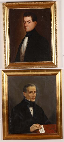 Due ritratti maschili  - Asta Antiquariato - Associazione Nazionale - Case d'Asta italiane