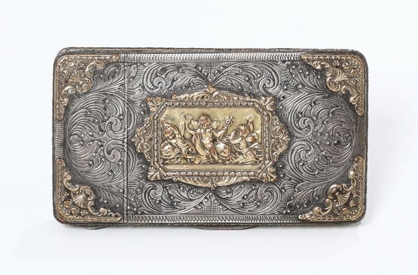 Due portasigarette in argento, uno Francia e uno Italia XIX secolo  - Asta Antiquariato - Associazione Nazionale - Case d'Asta italiane