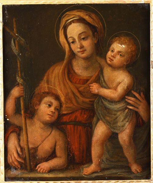 Madonna con San Giovannino  - Asta Antiquariato - Associazione Nazionale - Case d'Asta italiane