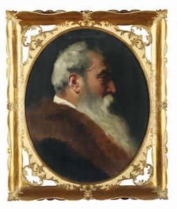 Barabino Nicol - Figura di vecchio con barba
