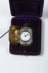 Orologio da tasca in argento, Higgs & Evans, London  - Asta Antiquariato - Associazione Nazionale - Case d'Asta italiane