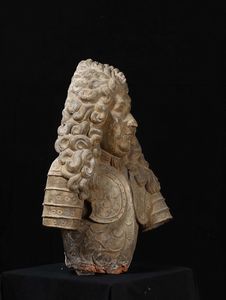 Busto maschile in terracotta, XIX secolo  - Asta Antiquariato - Associazione Nazionale - Case d'Asta italiane