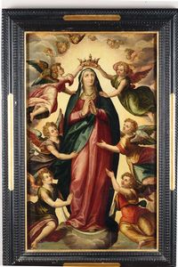Franken Frans II - Madonna assunta con angeli