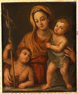 Madonna con San Giovannino  - Asta Antiquariato - Associazione Nazionale - Case d'Asta italiane