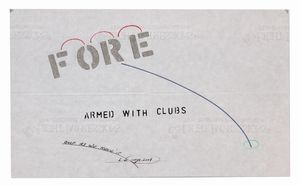 ,Lawrence WEINER - Golf as we know it
