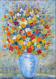,Michele Cascella - Vaso di fiori