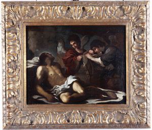 ,Giovanni Francesco Barbieri detto il Guercino : Deposizione  - Asta Dipinti Antichi - Associazione Nazionale - Case d'Asta italiane