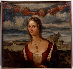Nei modi della pittura italiana del XVI secolo Ritratti di coniugi  - Asta Dipinti Antichi - Associazione Nazionale - Case d'Asta italiane