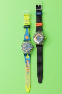 Lotto di 2 swatch Stop-watch: <BR>SSK100 1992 <BR>SSK102 1992  - Asta Swatch History | Cambi Time - Associazione Nazionale - Case d'Asta italiane