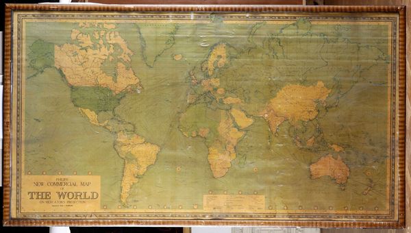 Philips' New Commercial Map of the world  - Asta Arte Marinara e Strumenti Scientifici - Associazione Nazionale - Case d'Asta italiane