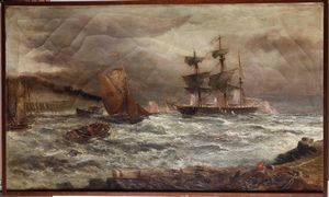 ,Augustus Wall Calcott - La zattera dei naufraghi