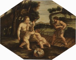 Scuola emiliana del XVII secolo - Allegoria