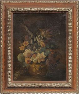 Ignoto del XIX secolo - Vaso con fiori