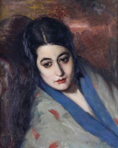 ,Vittorio Gussoni - Ritratto di donna