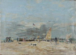 ,Eugène-Louis Boudin - Paesaggio