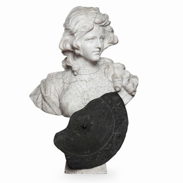 Scultore del XIX-XX secolo Busto femminile  - Asta Scultura del XIX e XX secolo - Associazione Nazionale - Case d'Asta italiane