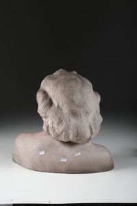 Busto femminile in marmo, firmato sulla base (Gronda) (?)  - Asta Scultura del XIX e XX secolo - Associazione Nazionale - Case d'Asta italiane