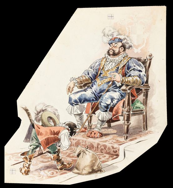 ,Angelo Bioletto : Il gatto con gli stivali  - Asta Fumetti: tavole e illustrazioni originali - Associazione Nazionale - Case d'Asta italiane