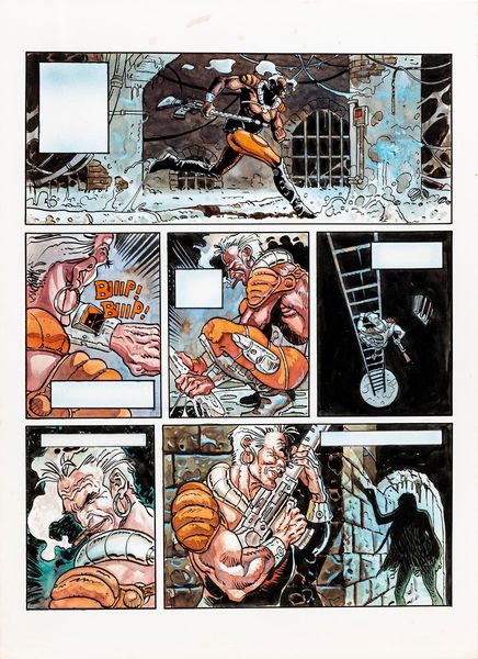 ,Massimo Carnevale : L'ultimo mostro  - Asta Fumetti: tavole e illustrazioni originali - Associazione Nazionale - Case d'Asta italiane